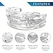 Reejoys Snore Stopper - Anti Snoring Devices, Snore Reduction Mouth Guard For Quiet Sleep Not for small mouth