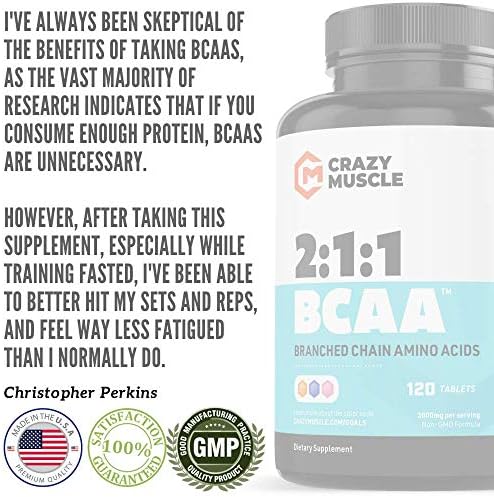 Keto Friendly BCAA Capsules (1000mg) Pre and Post Workout