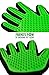 Pet Deshedding Massage Glove, Grooming Gloves, Good fits for Dogs, Cats, Horses and other animals