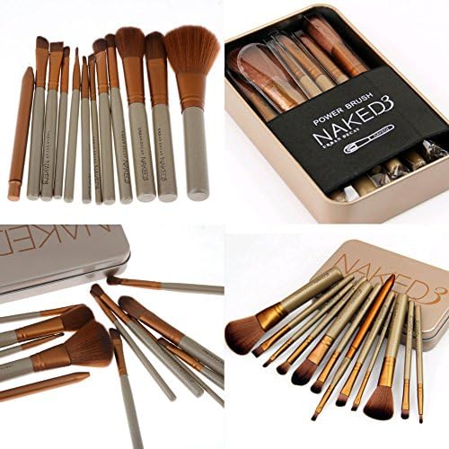 AZU Pro Makeup Cosmetic 12pcs/Set Brushes Powder Foundation Eyeshadow Lip Brush Tool