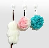 Omenluck 3Pcs Loofah Bath Shower Sponge Ball Mesh Back Scrubber Body Wash view 3