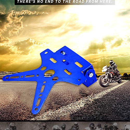 LOVSE Aangepast Motorfiets Kentekenplaathouder Aluminium Universele Mount Beugel Registratie Nummerplaat - Image 6