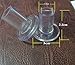 MorningRising 10 Pairs Stiletto High Heel Protector Shoes Stopper Cover Clear Cylinder Shape