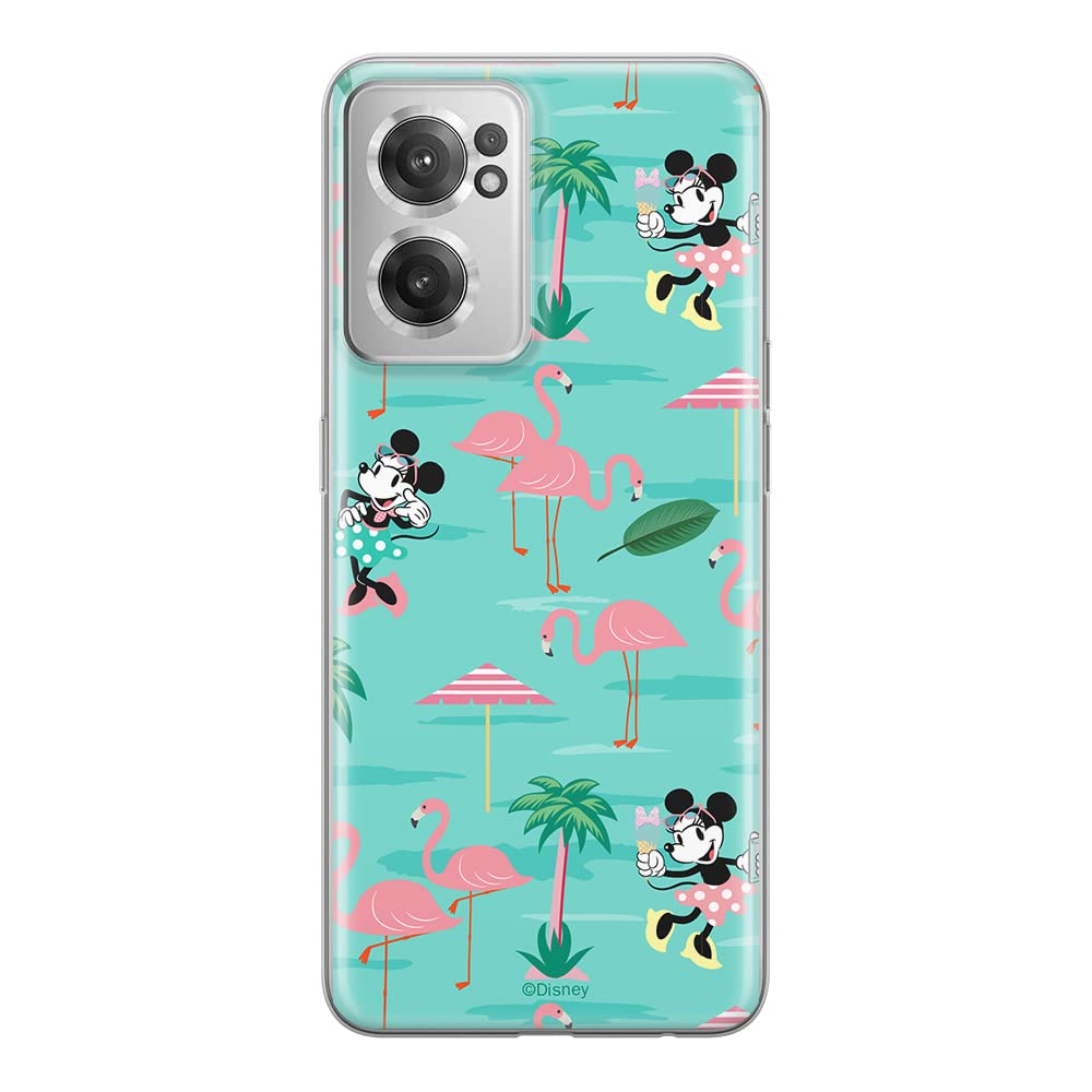 ERT GROUP mobile phone case for Oneplus NORD CE 2 original and officially Licensed Disney pattern Minnie 038 optimally adapted to the shape of the mobile phone, case made of TPU