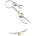 HARRY POTTER Gift Set - Golden Snitch Keyring & Pin Badge