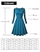 Laksmi Women's Long Sleeve Elegant Vintage A Line Dress