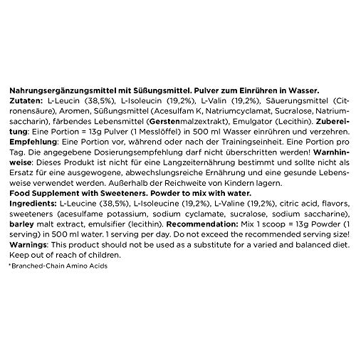 ESN-BCAA-Nitro-Powder--500-g--Lemon-Iced-Tea--38-Portionen--L-Leucin-L-Valin-L-Isoleucin-Branched-Chain-Amino-Acids-BCAAs-im-bioidentischen-Verhaeltnis-211--Vegan--Made-in-Germany ESN-BCAA-Nitro-Powder--500-g--Lemon-Iced-Tea--38-Portionen--L-Leucin-L-Valin-L-Isoleucin-Branched-Chain-Amino-Acids-BCAAs-im-bioidentischen-Verhaeltnis-211--Vegan--Made-in-Germany