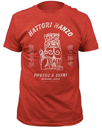 Impact Merchandising Kill Bill Swords and Sushi Fitted Jersey T-Shirt