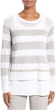 white summer sweater