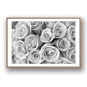 Framed Canvas Wall Art for Living Room, Bedroom Rose Flowers Canvas Prints for Modern Home Decoration Ready to Hang - 16"x24" inches