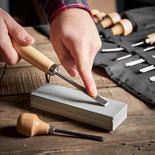 VonHaus 16pc Wood Carving Tool Set with Wood Knives, Carving Tools