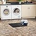 WePet Cat Litter Mat, Kitty Litter Trapping Mat, Large Size, Honeycomb Double Layer, No Phthalate, Urine Waterproof, Easy Clean, Scratch Scatter Control, Catcher Box Pads Rug Carpet 30x23 Inch Black