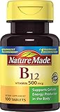 Nature Made Vitamin B-12 Tablets, 500 mg, 100 Count