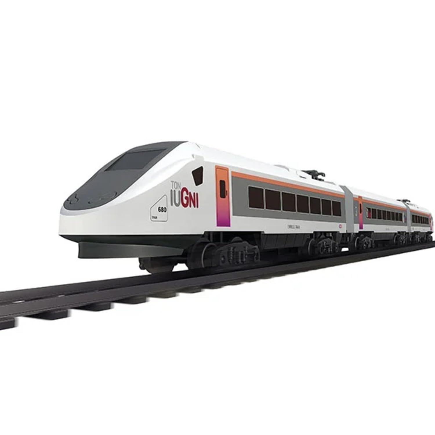 Train Set High Speed Electric Engine Vehicles with Accessories 260cm Track Railway Trains Educational Learning Playset for Kids Boys Girls Ages 3 Years Up