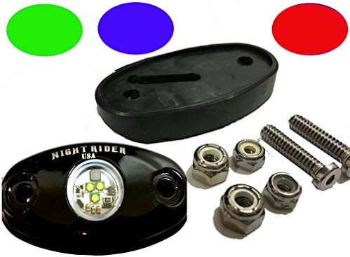 High Impact 9 Watt Rock Light Deck Light 6063 Aluminum Cree (WHITE)