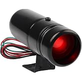 LKRXW Tacho Gauge Shift Light Car Adjustable Tachometer Shift Alarm Light | Red Light Adjustable RPM Shift Light Universal Tacho Shift Warning Light 1000-11000 Rpm for 4 6 8 Cylinder Engines