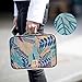 YOUSHARES A4 Documents Bag Portfolio Organizer Holder - Multifunctional Travel Pouch Handy Zippered Case for Notebook, Ipad, Documents and Pens (Colorful Aqua)