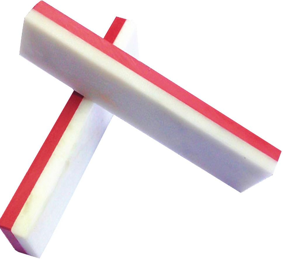 3000#/10000# Grit Grindstone, Double Side Combination Knife Sharpening Stone Whetstone Sharpener, Ruby and White Agate Stone Fine Grinding, Polishing, Sharpening, 10 Pcs (50x25x10mm)