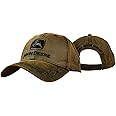 John Deere Men's Waxed Cott0n Embroidered Logo Cap