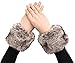 Simplicity Women's Winter Faux Fur Short Wrist Cuff Warmers