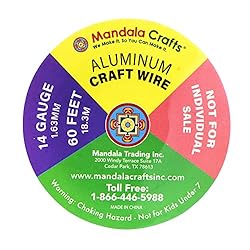 Mandala Crafts 1.63mm 14 Gauge Pastel Color