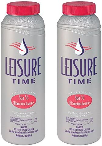 Leisure Time 22337-02 Spa 56 Chlorinating Granules For Spas And Hot Tubs 2-Pounds 2-Pack