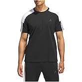 Adidas Mens Essentials 3-Stripes Single Jersey Color Block T-Shirt