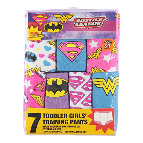 DC Comics Toddler Potty Training Pants with Superman, Batman & Wonder