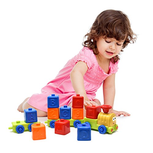 My First Train Set – Sound and Light Musical ABC, Number and Stack and Sort Train for Baby, Toddler and Kids, the Best Early Explorer Education Toy for Children