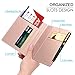 MoKo Passport Holder, PU leather Travel Case Cover for Passport, Rose Gold