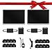 DDAUTO DDA10D Dual Screen Tablet Android 6.0 Portable DVD Player 10.1 inch IPS Touch Screen Car Headrest Multimedia Player, Bluetooth 4.0, Built-in 4500mAh Battery, Supports HDMI, FM, WiFi