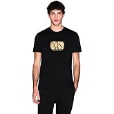Armani Exchange Large Black and Gold Tee
