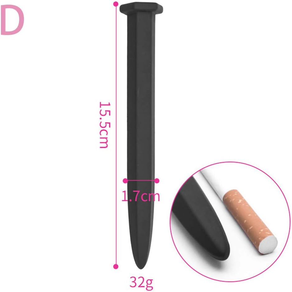 Comboo Safe and Comfortable Silicone Screw Urine Stimulation Dilator T-Shirt Massage Ring(D)