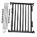 LAZYMOON Black Fireplace Fence Baby Safety Fence Hearth Gate Pet Gate Guard Metal Plastic Screen