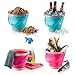 Large Foldable Pail Bucket Collapsible Buckets Multi Purpose for Beach, Camping Gear Water and Food Jug, Dog Bowls, Cats, Dogs and Puppys, Camping and Fishing Tub, (2 Gallons)