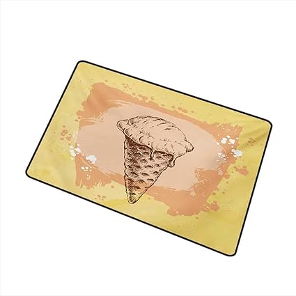 Amazon Com Axbkl Interior Door Mat Modern Single Ice Cream