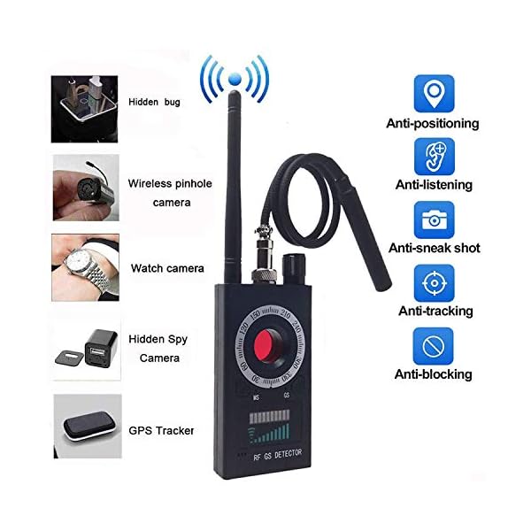 Anti Spy RF Detector Camera Detector Wireless Bug Detector Signal
