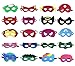 Mintbon Superhero Masks, Superheroes Party Masks Party Favors Half Masks for Children Kids Party Aged 3+ 20 Packed