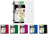 Five Star Flex NoteBinder, 1.5-Inch Capacity, 11.5 x 11.25 Inches, Notebook and Binder All-in-One,