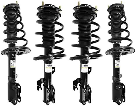 UNITY AUTOMOTIVE 4-11741-15361-001 Complete (Four Wheel Full Set Quick, Spring, and Strut Mount Assembly Kit)