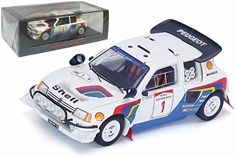 Peugeot 205 Turbo 16 EV2 #1 Safari 1986 Resin Model Car in 1:43 Scale by Spark