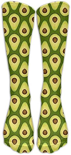 Eat The Avocado Unisex Knee High Socks Crew Athletic Socks Cosplay Socks