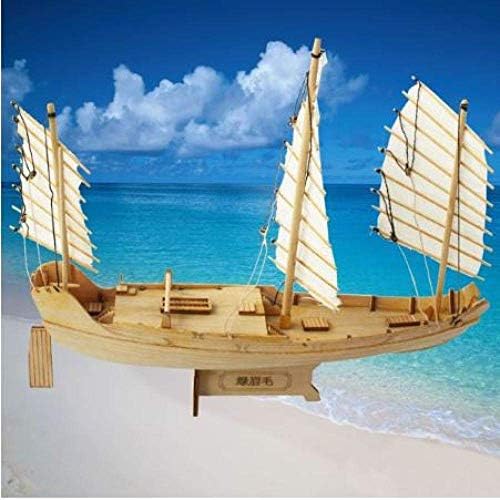 リビングルームの装飾chemヨットモデル1 148スケール手作り木製木製ヨット船キット