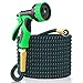 [NEW 2018] Expandable Garden Hose 50Ft Extra Strong – Brass Connectors w/Protectors 100% No-Rust & Leak, 9-Way Spray Nozzle - Best Water Hose for Pocket Use - 100% Flexible Expanding up to 50 ft