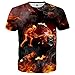 Yasswete Mens Womens Graphic T-Shirts Unisex 3D Printed Short Sleeve Shirts Tops