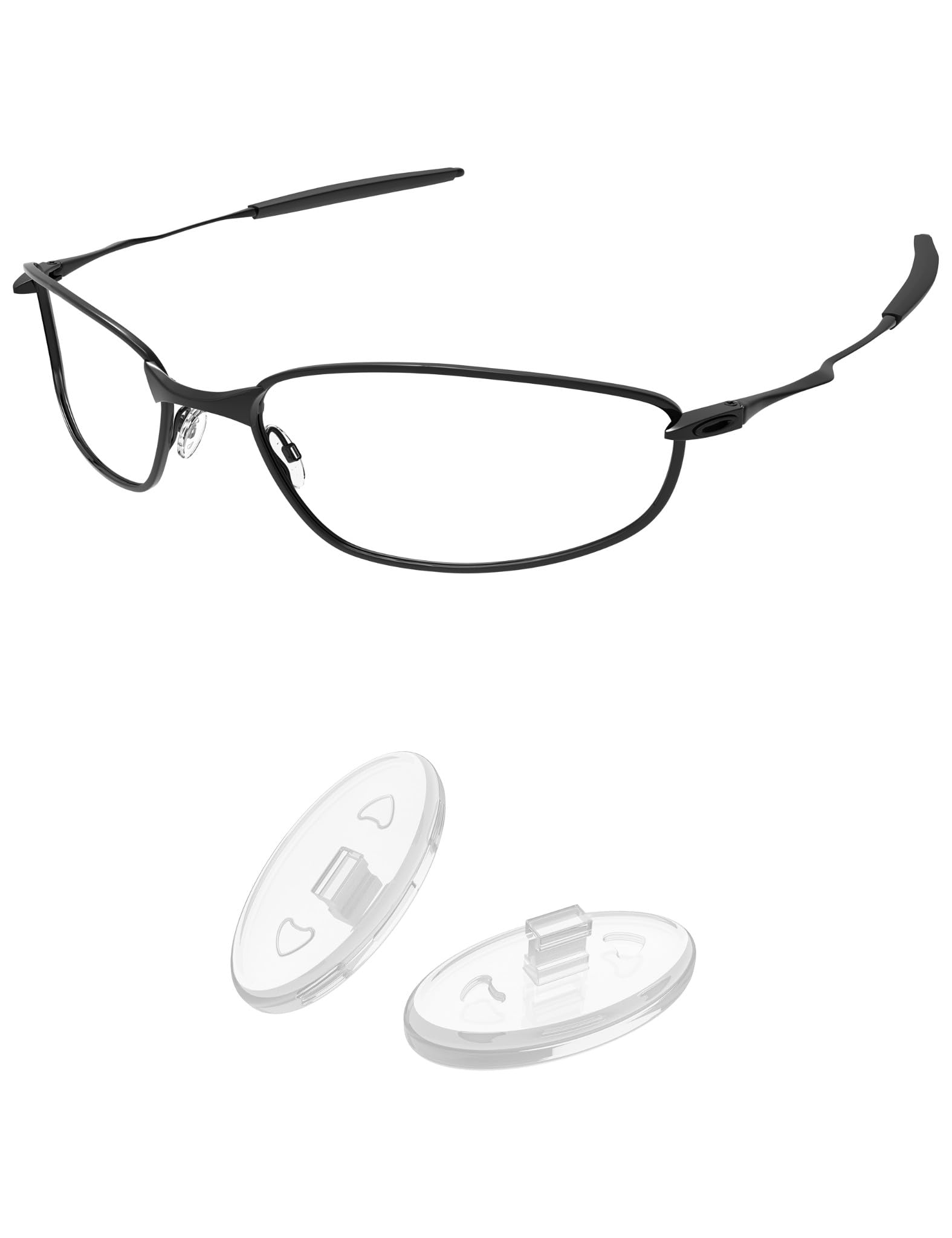 PapaViva Replacement Nose Pads Nosepieces for Oakley Half Wire 2.0/Half Wire XL Sunglass - Euro Fit (1 Pair Packed)