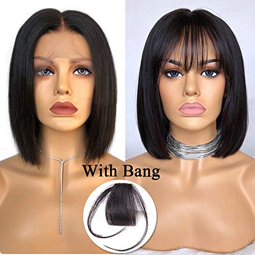 Fashion 8a Brazilian human hair 100% Brazilian Virgin Hair Bangs/Human Hair Fringe for Black Women Human Hair accessories for Wigs (kadoyee hair)