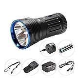Bundle: olight x7r Rechargeable Flashlight cree LED 12000 Lumen Most User-Friendly Ultra Bright Flashlight Updated verions of olight x6 Marauder with olight Patch