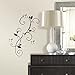 RoomMates Scroll Sconce Peel And Stick Wall Decals With Bendable Butterfly Mirrors