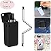 2 Pack Reusable Straws, Metal Drinking Straws, Save the Turtles straw, Food-Grade Portable Stainless Steel Straw, Folding Drinking Straws with Case Cleaning Brush for Party Travel Outdoor